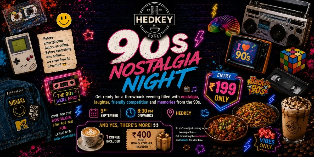 Hedkey:90s Nostalgia Night